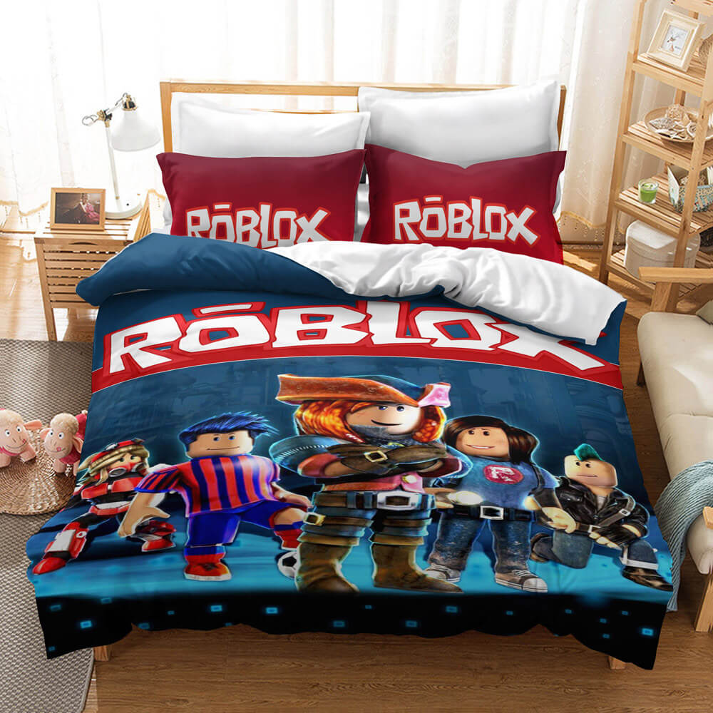 Game Roblox Cosplay Bedding Set Duvet Cover Bed Sheets Home Decoration - EBuycos