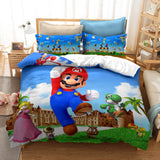 Game Super Mario Bedding Set Quilt Cover Without Filler
