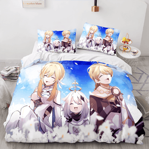Genshin Impact Bedding Set Duvet Cover Comforter Bed Sheets - EBuycos