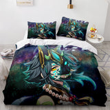 Genshin Impact Bedding Set Duvet Cover Comforter Bed Sheets - EBuycos