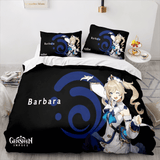 Genshin Impact Bedding Set Duvet Cover Comforter Bed Sheets - EBuycos