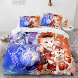 Genshin Impact Bedding Set Duvet Cover Comforter Bed Sheets - EBuycos