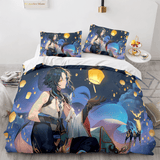 Genshin Impact Bedding Set Duvet Cover Comforter Bed Sheets - EBuycos