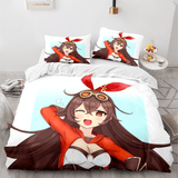 Genshin Impact Bedding Set Duvet Cover Comforter Bed Sheets - EBuycos