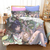 Genshin Impact Bedding Set Quilt Duvet Cover Christmas Bed Sheets Sets - EBuycos