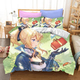 Genshin Impact Bedding Set Quilt Duvet Cover Christmas Bed Sheets Sets - EBuycos