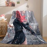 Ghost Blade Cosplay Flannel Fleece Blanket Comforter Bedding Blanket - EBuycos