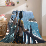 Ghost Blade Cosplay Flannel Fleece Blanket Comforter Bedding Blanket - EBuycos
