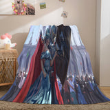 Ghost Blade Cosplay Flannel Fleece Blanket Comforter Bedding Blanket - EBuycos
