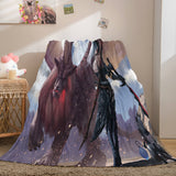Ghost Blade Cosplay Flannel Fleece Blanket Comforter Bedding Blanket - EBuycos