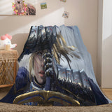 Ghost Blade Cosplay Flannel Fleece Blanket Comforter Bedding Blanket - EBuycos