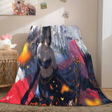 Ghost Blade Cosplay Flannel Fleece Blanket Comforter Bedding Blanket - EBuycos