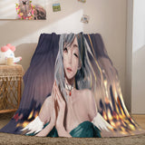 Ghost Blade Cosplay Flannel Fleece Blanket Comforter Bedding Sets - EBuycos
