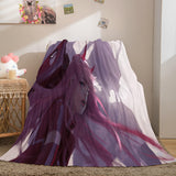 Ghost Blade Cosplay Flannel Fleece Blanket Comforter Bedding Sets - EBuycos
