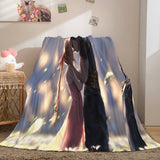 Ghost Blade Cosplay Flannel Fleece Blanket Comforter Bedding Sets - EBuycos