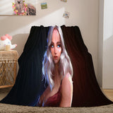 Ghost Blade Cosplay Flannel Fleece Blanket Comforter Bedding Sets - EBuycos