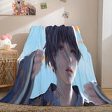 Ghost Blade Cosplay Flannel Fleece Blanket Comforter Bedding Sets - EBuycos