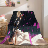 Ghost Blade Cosplay Flannel Fleece Blanket Comforter Bedding Sets - EBuycos