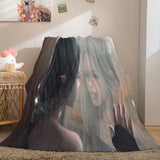 Ghost Blade Cosplay Flannel Fleece Blanket Comforter Bedding Sets - EBuycos