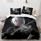 Ghost Knife Comforter Bedding Sets 3 Piece Duvet Covers Bed Sheets - EBuycos