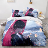 Ghost Knife Comforter Bedding Sets 3 Piece Duvet Covers Bed Sheets - EBuycos