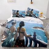 Ghost Knife Comforter Bedding Sets 3 Piece Duvet Covers Bed Sheets - EBuycos