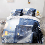Ghost Knife Comforter Bedding Sets 3 Piece Duvet Covers Bed Sheets - EBuycos