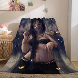 Game Ghost Blade Cosplay Flannel Fleece Blanket Comforter Bedding Sets - EBuycos