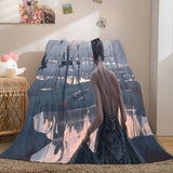 Game Ghost Blade Cosplay Flannel Fleece Blanket Comforter Bedding Sets - EBuycos