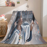 Game Ghost Blade Cosplay Flannel Fleece Blanket Comforter Bedding Sets - EBuycos
