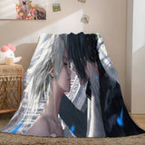 Game Ghost Blade Cosplay Flannel Fleece Blanket Comforter Bedding Sets - EBuycos