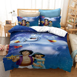Girls Gift Disney Princess Bedding Set Quilt Duvet Cover Bed Sheets - EBuycos