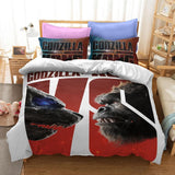 Godzilla vs Kong Cosplay Bedding Set Quilt Duvet Cover Sheets Sets - EBuycos