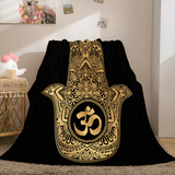 Golden Rune Soft Flannel Fleece Throw Cosplay Blanket Comforter Set - EBuycos
