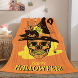 Halloween Castle Flannel Fleece Throw Cosplay Blanket Comforter Sets - EBuycos
