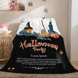 Halloween Castle Flannel Fleece Throw Cosplay Blanket Comforter Sets - EBuycos