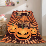 Halloween Castle Flannel Fleece Throw Cosplay Blanket Comforter Sets - EBuycos