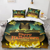 Halloween Decor Bedding Set Duvet Cover Comforter Bed Sheets - EBuycos