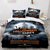 Halloween Decor Bedding Set Duvet Cover Comforter Bed Sheets - EBuycos