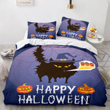 Halloween Decor Bedding Set Duvet Cover Comforter Bed Sheets - EBuycos