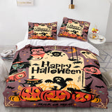 Halloween Decor Bedding Set Duvet Cover Comforter Bed Sheets - EBuycos