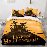 Halloween Decor Bedding Set Duvet Cover Comforter Bed Sheets - EBuycos