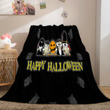 Halloween Flannel Caroset Throw Cosplay Blanket Comforter Set - EBuycos
