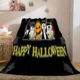Halloween Flannel Caroset Throw Cosplay Blanket Comforter Set - EBuycos