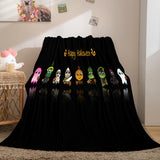 Halloween Flannel Caroset Throw Cosplay Blanket Comforter Set - EBuycos