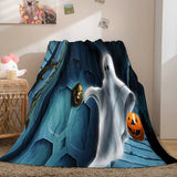 Halloween Flannel Caroset Throw Cosplay Blanket Comforter Set - EBuycos