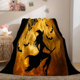 Halloween Flannel Caroset Throw Cosplay Blanket Comforter Set - EBuycos