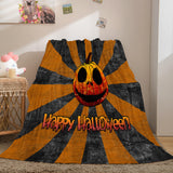 Halloween Flannel Caroset Throw Cosplay Blanket Comforter Set - EBuycos