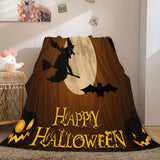 Halloween Flannel Caroset Throw Cosplay Blanket Comforter Set - EBuycos