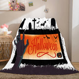 Halloween Flannel Caroset Throw Cosplay Blanket Comforter Set - EBuycos